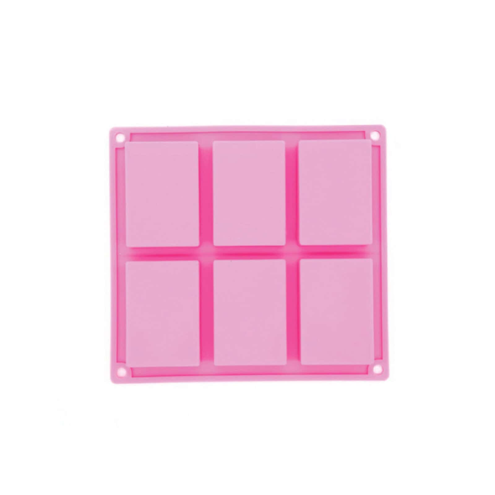 Silicone Soap Mold (Rectangular) ractangular soap mould back