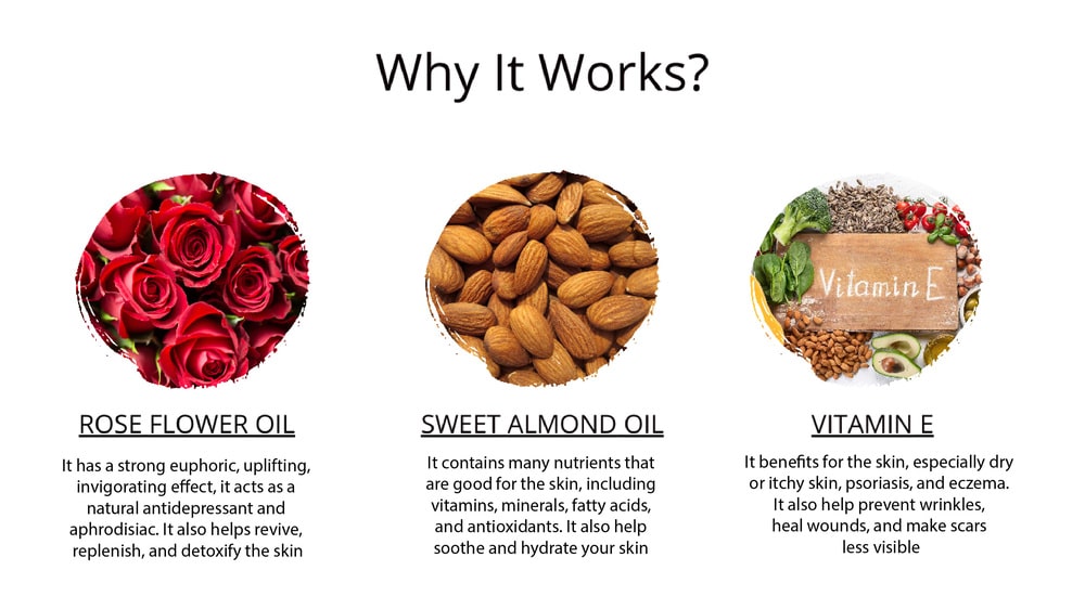 Pure Natural Rose Body Oil